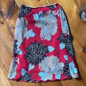 Mimi Chica Red A-Line Knee-Length Skirt